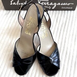 Salvatore Ferragamo Black Heels